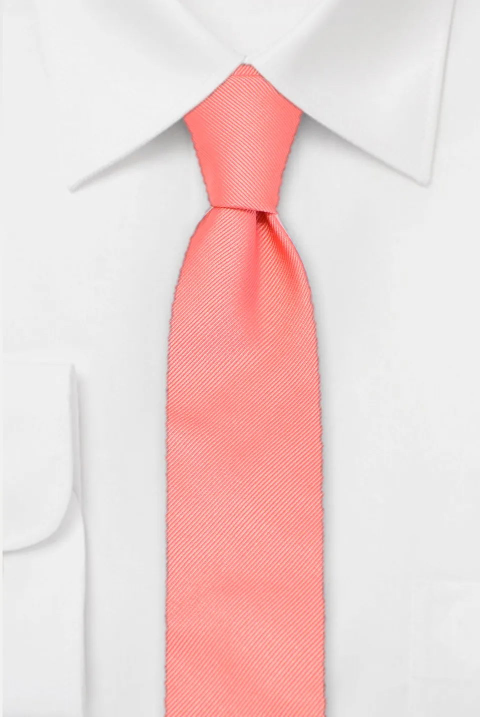 hemley-krawatte-seide-rips-uni-flamingo-rosa image 1