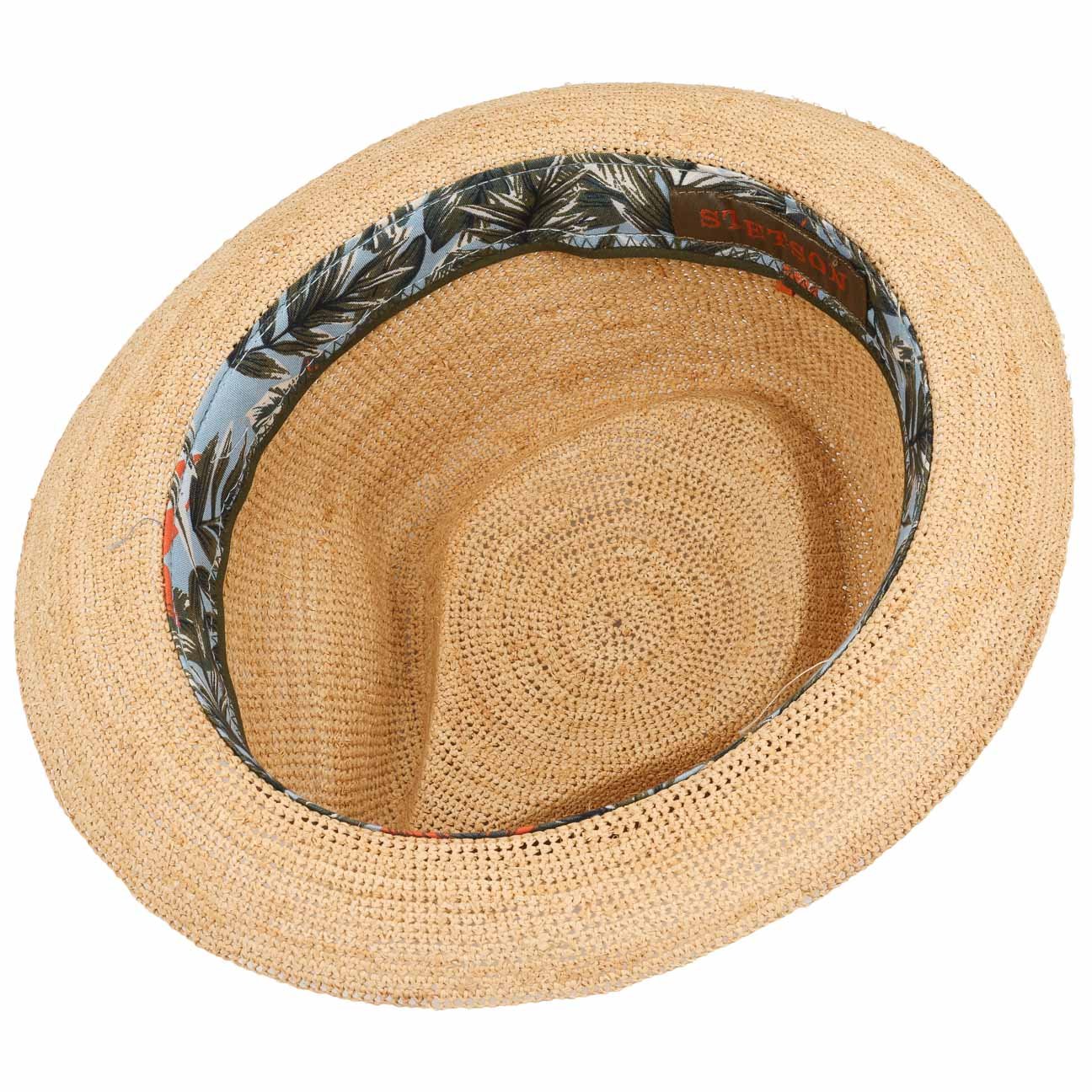 stetson-alpena-player-crochet-sonnenhut-raffiastroh-fedora-mit-ripsband image 3