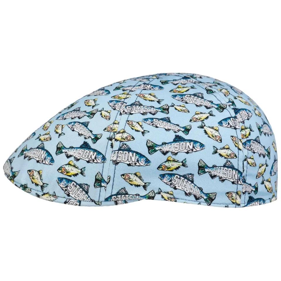 stetson-texas-allover-fish-flatcap-schieberm-tze-uv-schutz-40 image 1
