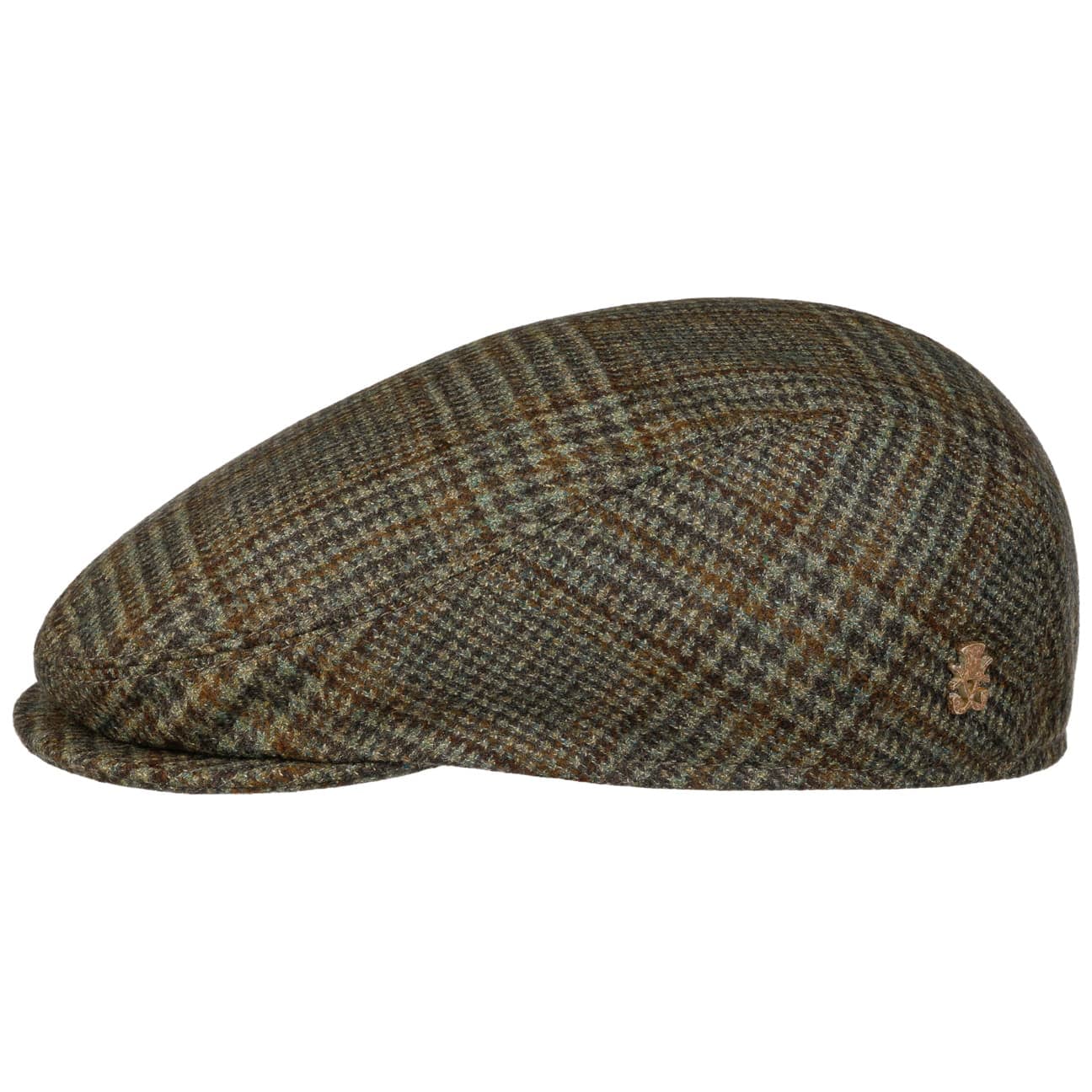 mayser-timon-virgin-wool-flatcap-karo-herren image 1