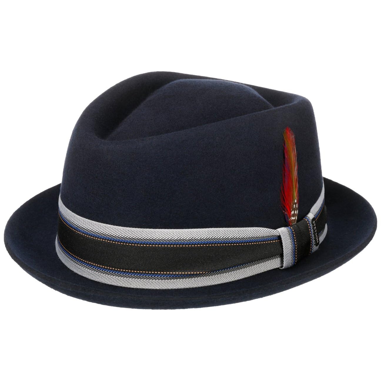 stetson-lancover-diamond-pork-pie-wollhut-schwarz-herren image 7
