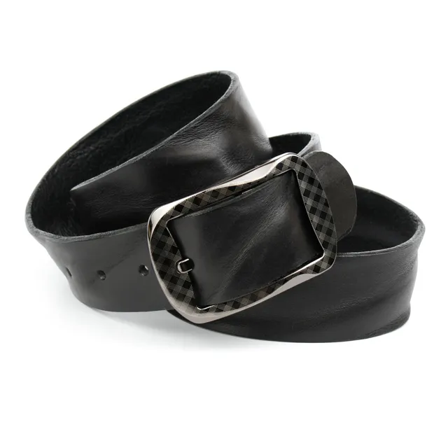 anthoni-crown-vollleder-jeansg-rtel-schwarz-strukturiert-schlie-e-schwarz-metall image 1