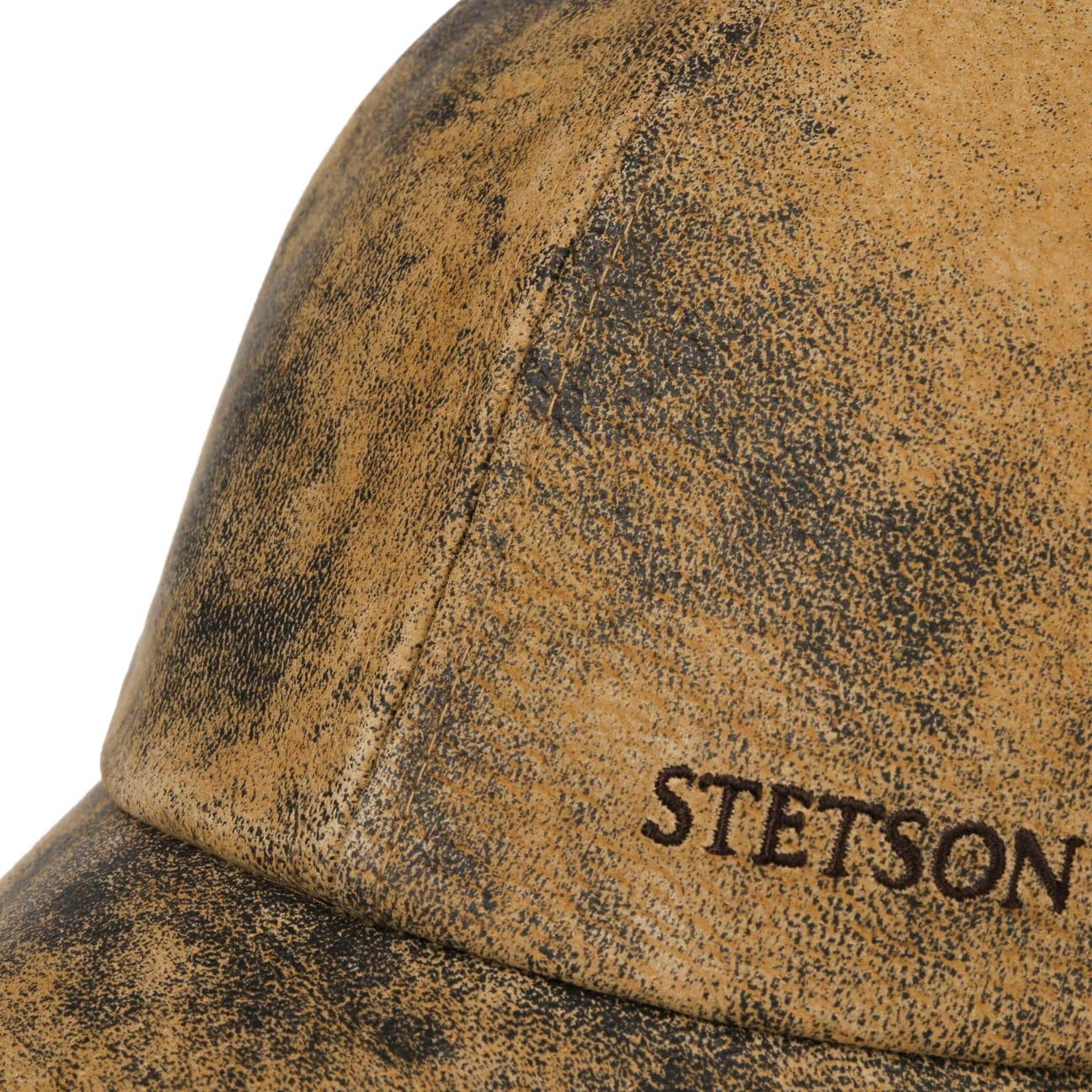 stetson-rawlins-pigskin-basecap-leder-strapback-herren-vintage image 7