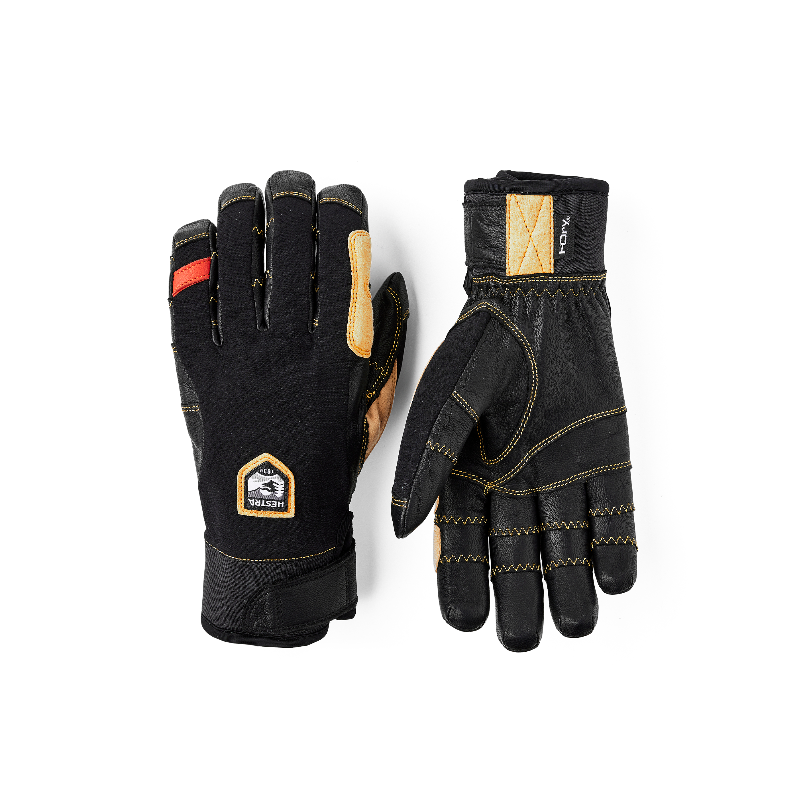 hestra-ergo-grip-hdry-short-5-finger-kletterhandschuh-mit-membran image 1
