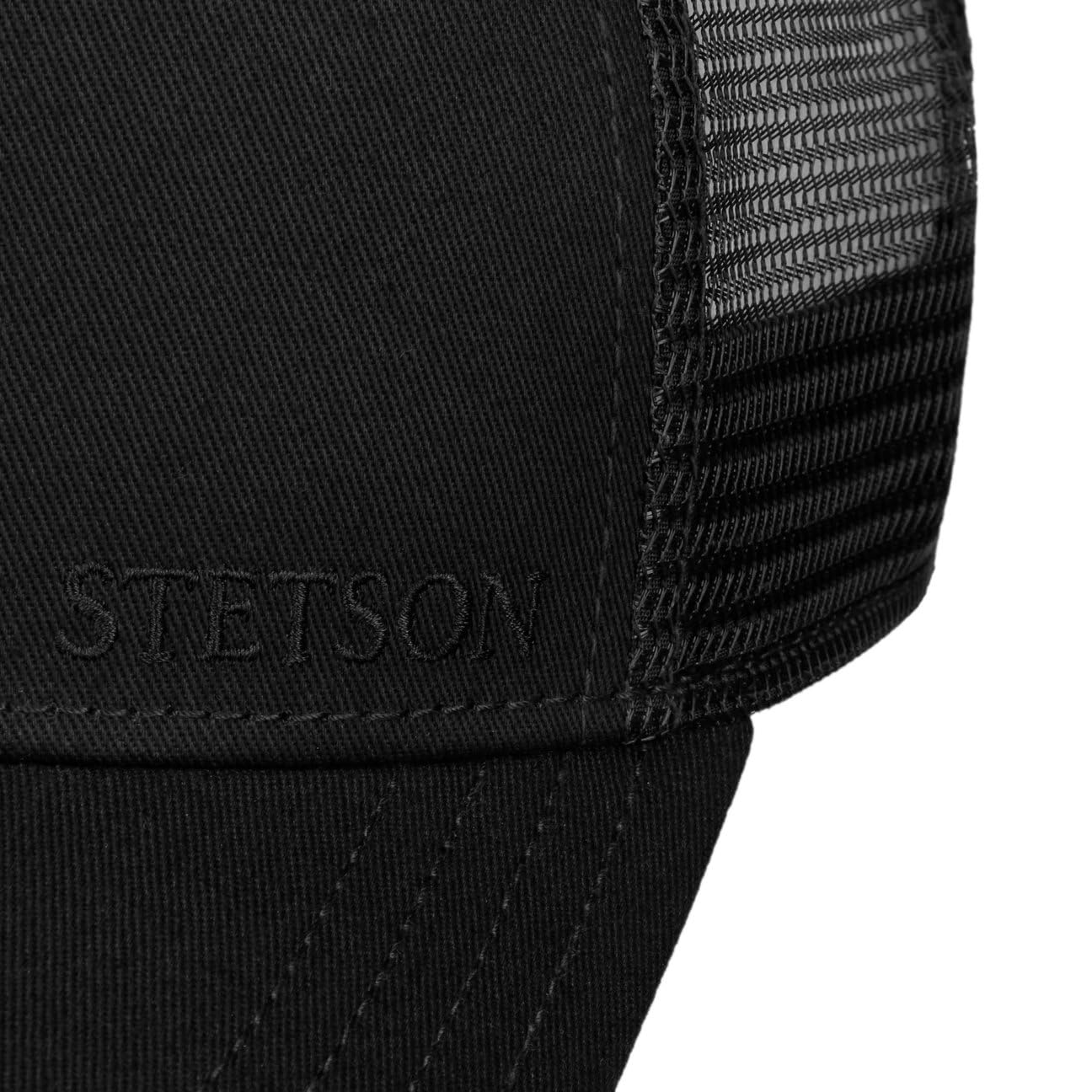stetson-brooklin-trucker-cap-6-panel-snapback-schwarz-one-size image 8