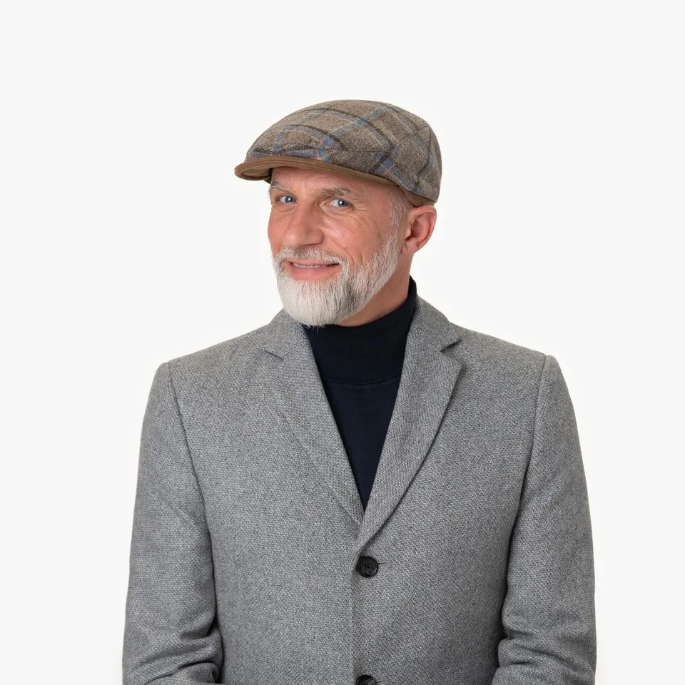 mayser-frankie-soft-casual-flatcap-aus-merinowolle-karo image 1
