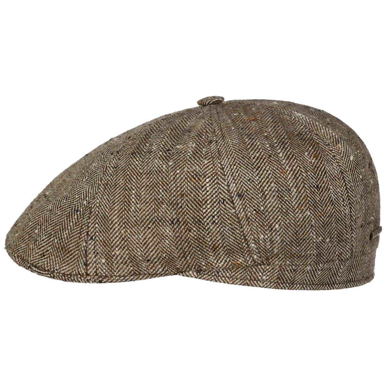 stetson-claverford-flatcap-8-panel-herringbone-aus-seidenmix-nachhaltig image 5