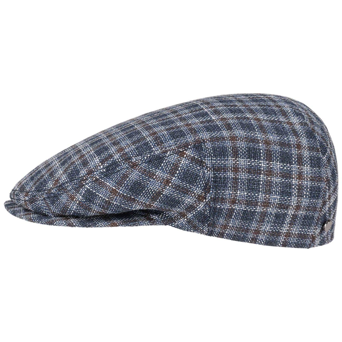 stetson-kent-cerruti-flatcap-kariert-wolle-seide-handmade-in-germany image 1
