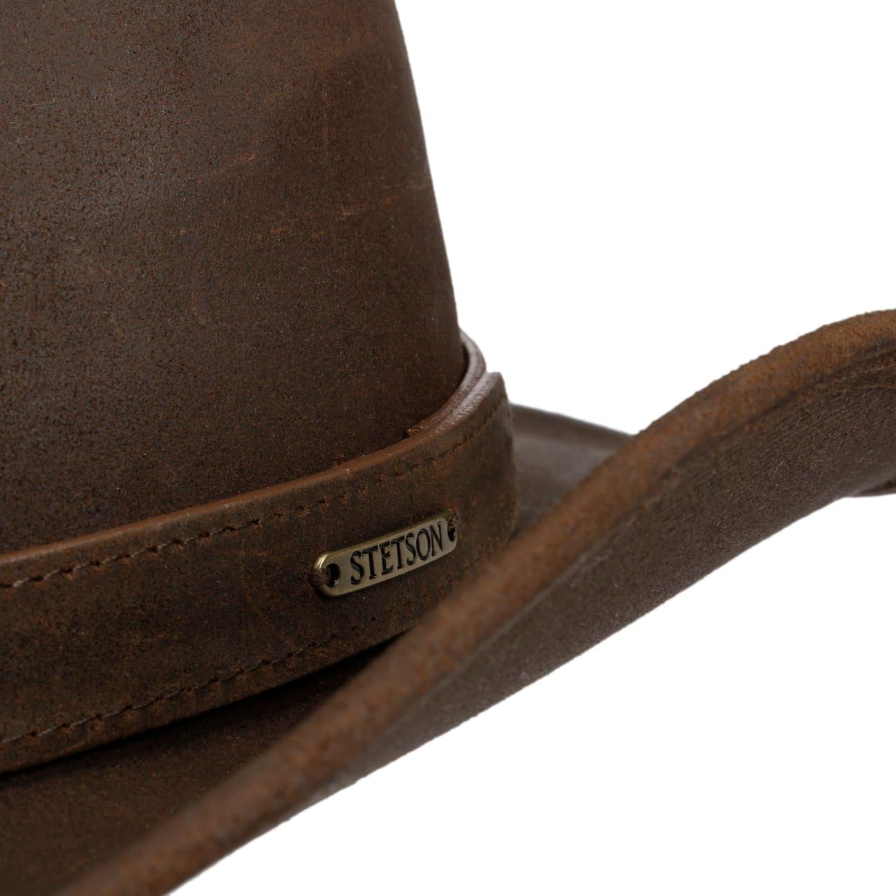 stetson-calf-split-western-lederhut-herren-vintage-aus-rindsleder image 4