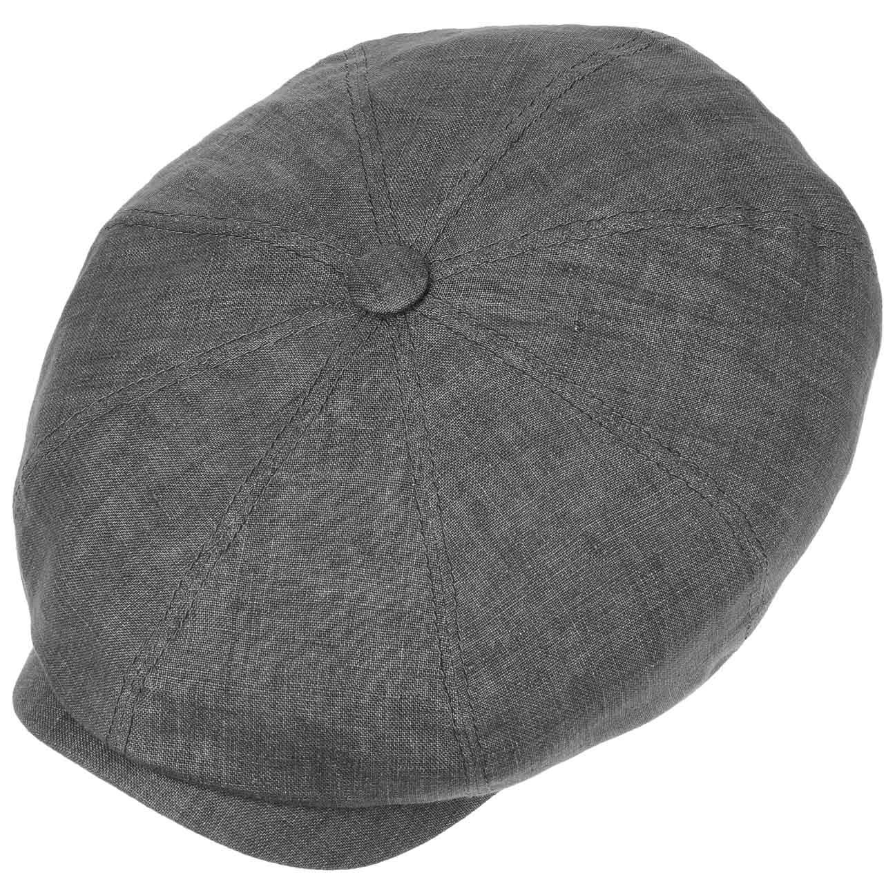 stetson-hatteras-flatcap-schirmm-tze-aus-100-leinen-uv-schutz-40-grau-herren image 2