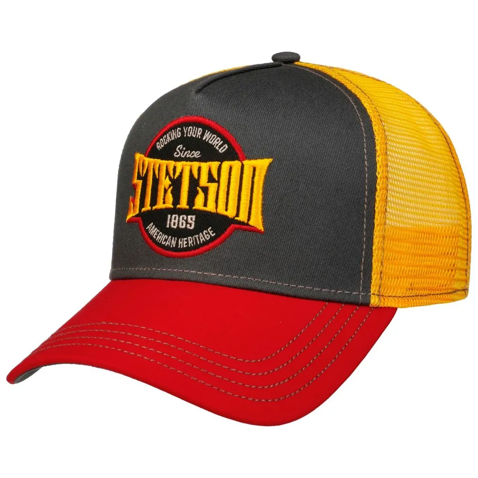 stetson-rocking-your-world-trucker-cap-herren-baumwolle-mesh-snapback image 1