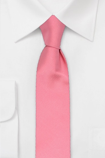 ascot-krawatte-uni-rips-rosa-aus-seide image 1