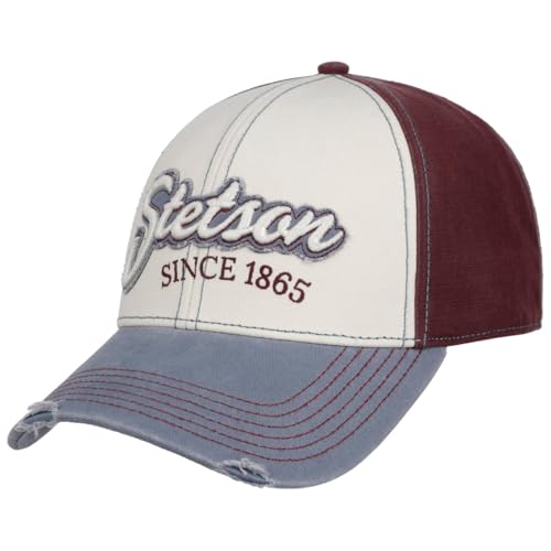 stetson-tricolour-vintage-distressed-cap-6-panel-strapback-unisex image 8