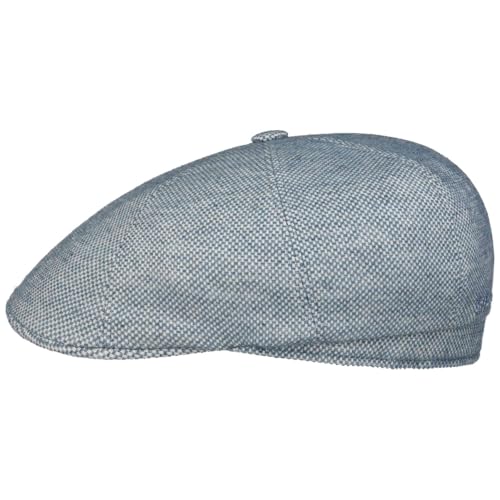 stetson-hatteras-cotton-mix-sustainable-flatcap-karo-herren image 6