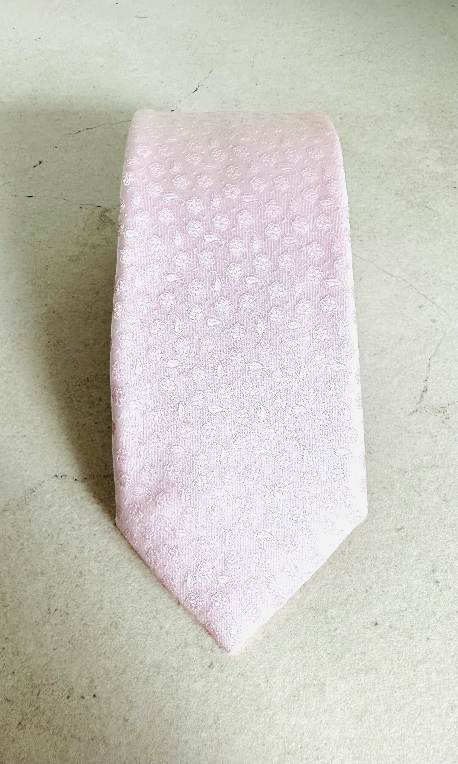 ascot-seidenkrawatte-rosa-gebl-mt-7-8-cm-x-150-cm image 1