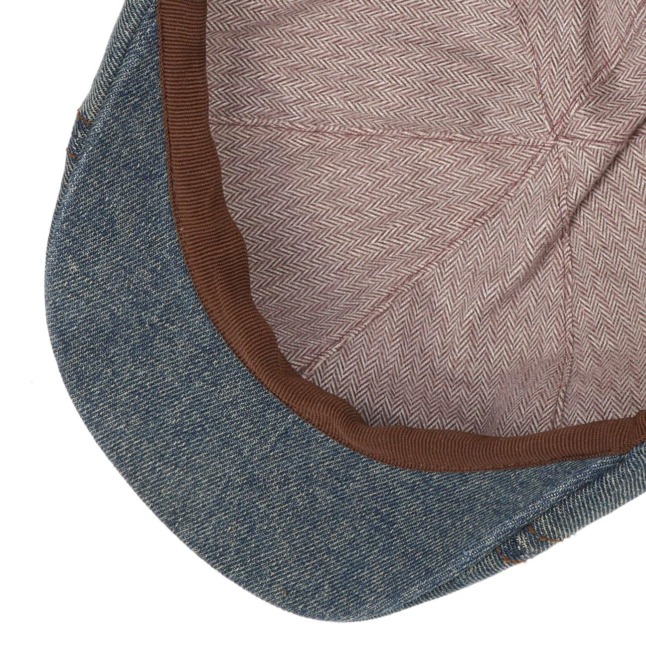 stetson-washed-denim-flatcap-vintage-distressed-schirmm-tze-f-r-herren image 3