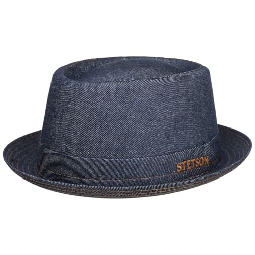 stetson-danvick-denim-pork-pie-hut-unisex-made-in-italy-sommerhut image 6