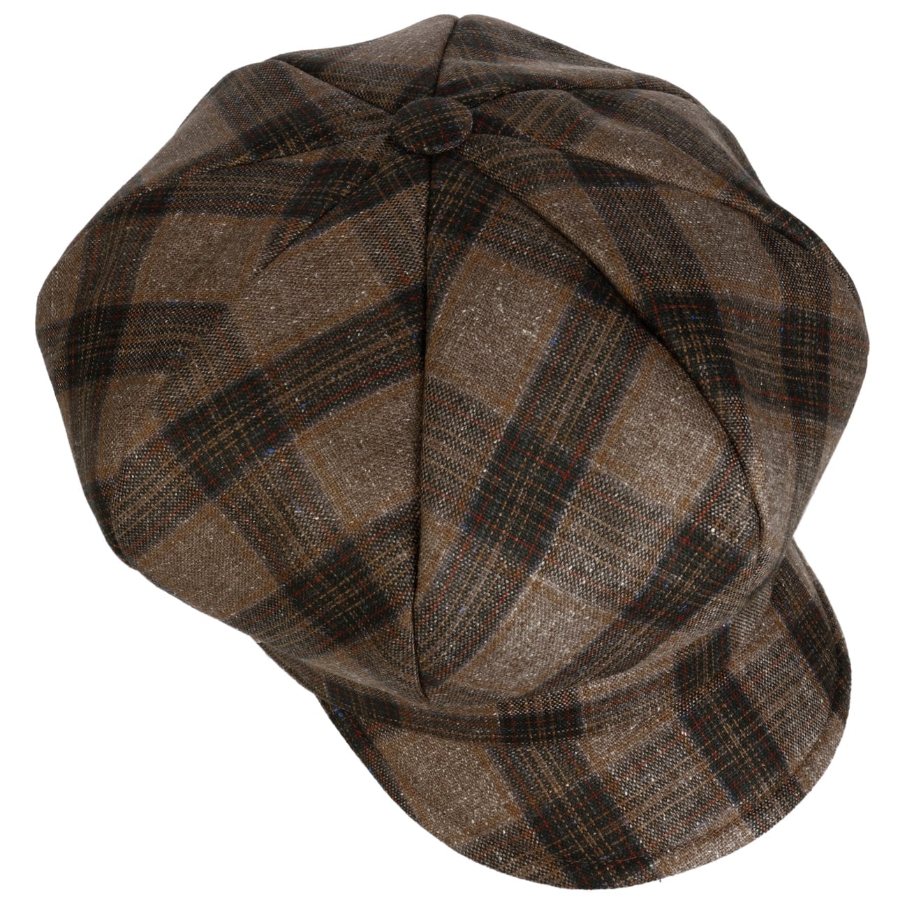 mayser-camilla-silk-check-ballonm-tze-damen-newsboy-cap image 2