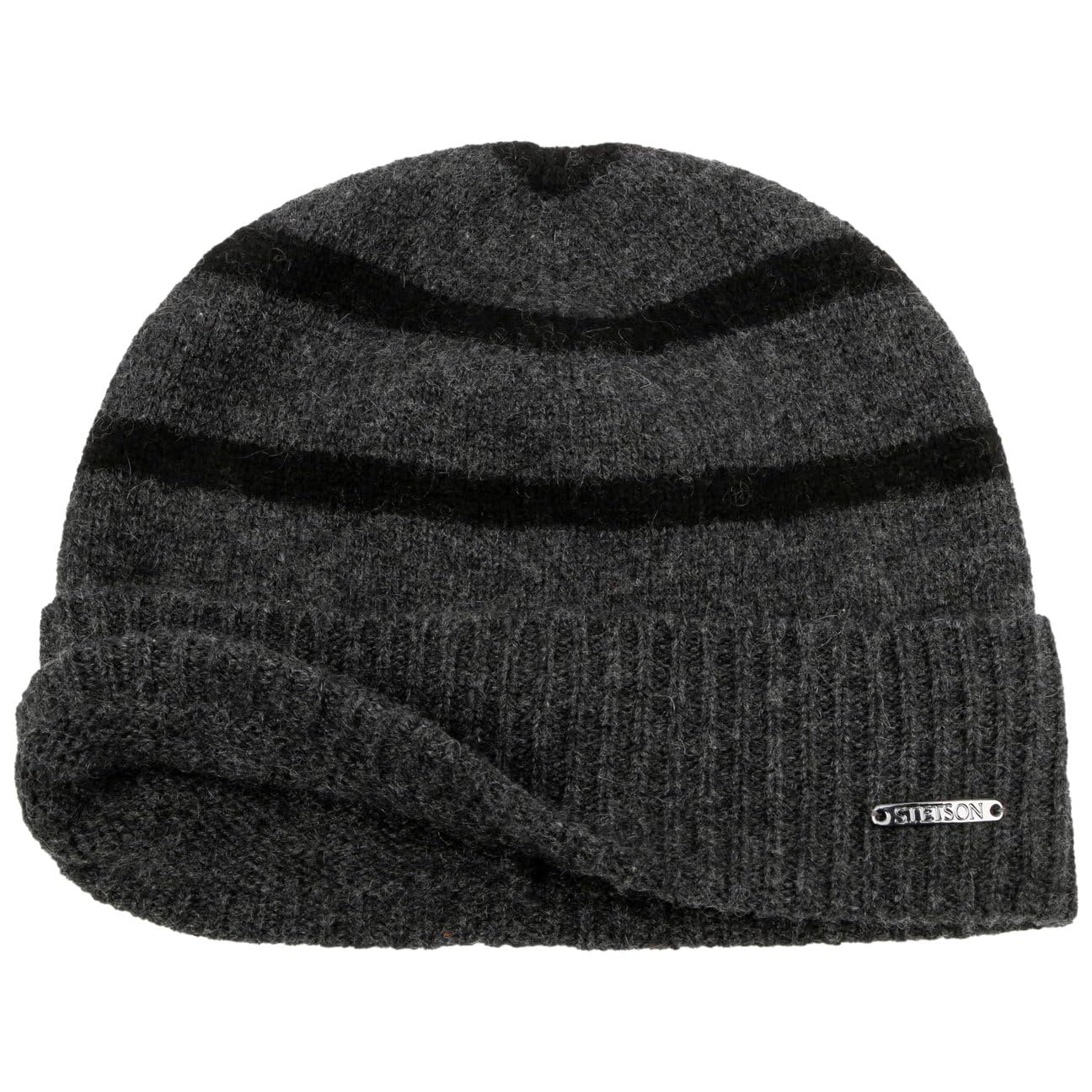 stetson-darfield-beanie-rollrand-gestreift-made-in-germany image 2
