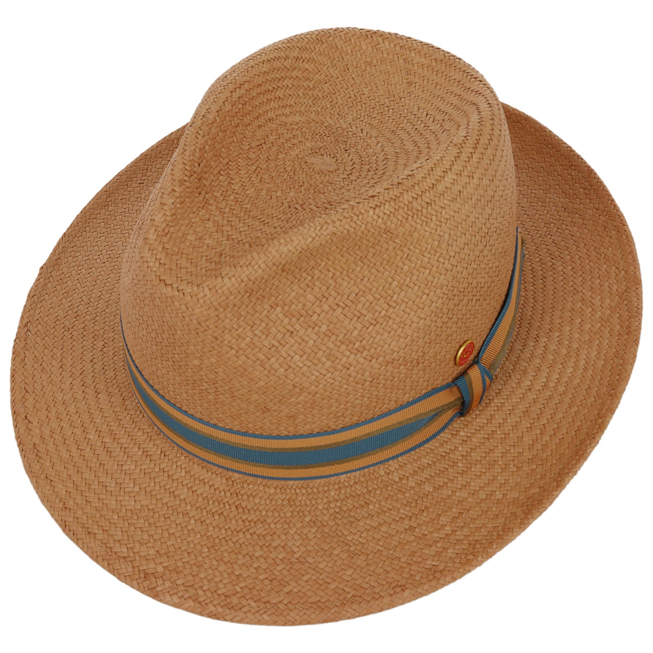 mayser-torino-striped-band-panamahut-bogarthut-aus-stroh image 4