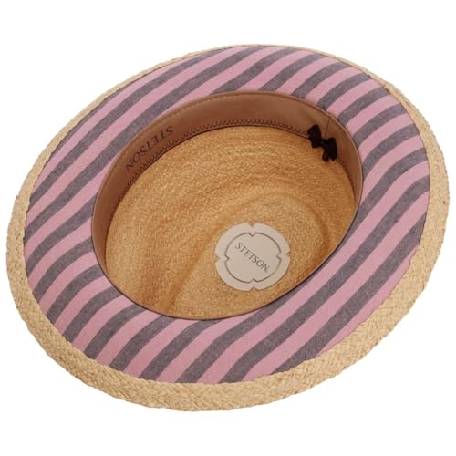 stetson-veluro-fedora-strohhut-mit-uv-schutz-40-fr-hling-sommer image 7