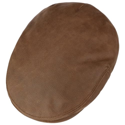 stetson-kent-calf-leather-flatcap-lederm-tze-braun image 8