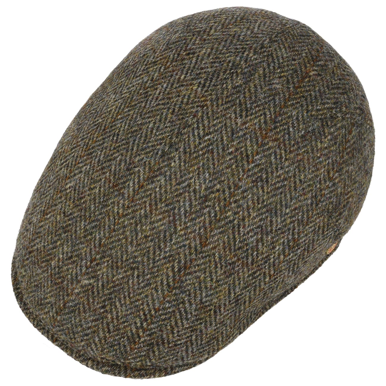 mayser-sidney-plus-harris-tweed-flatcap-schurwoll-flatcap-fischgrat image 2