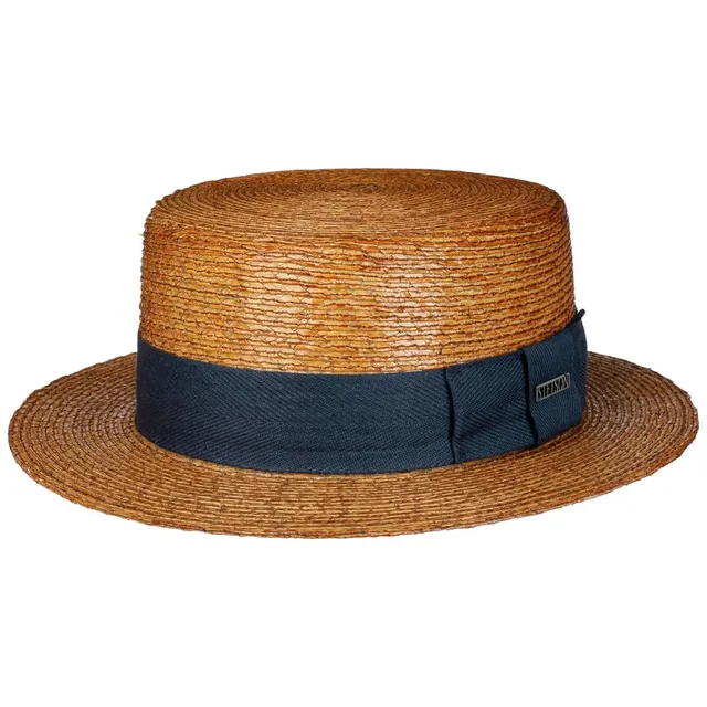 stetson-revenco-boater-palm-strohhut-100-stroh image 1