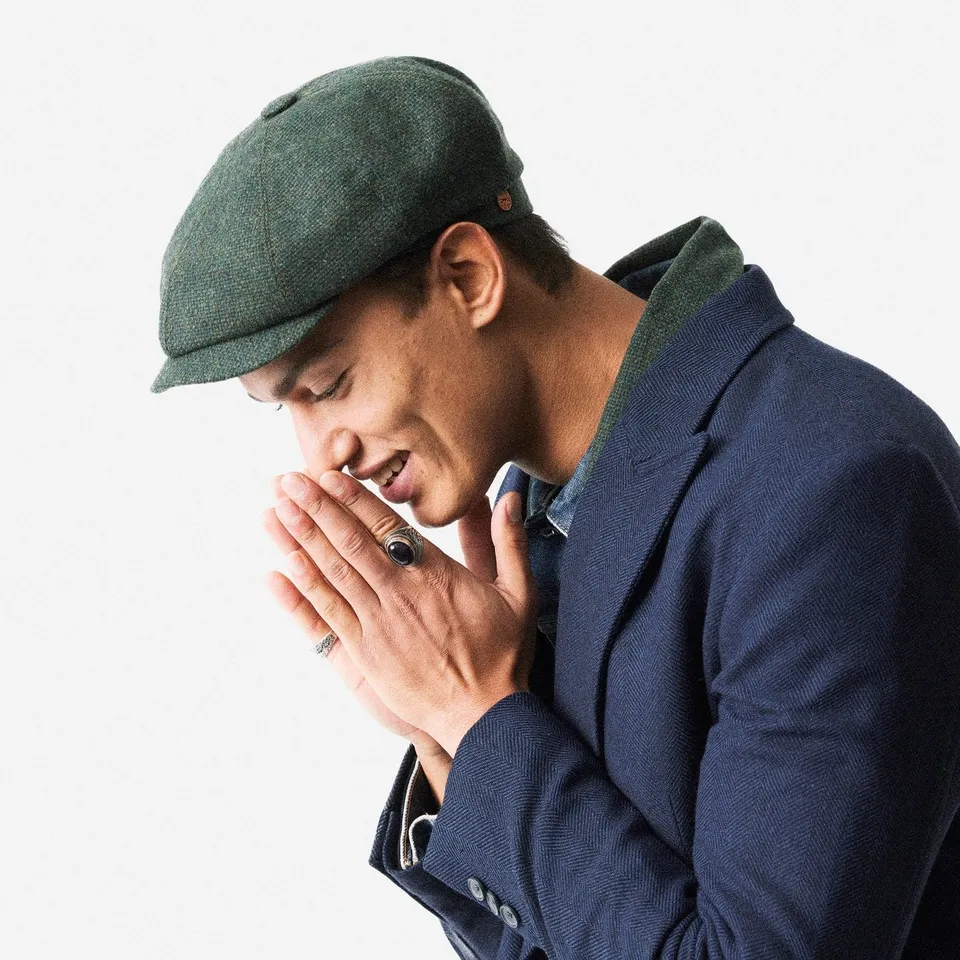 mayser-seven-hunter-flatcap-herren-aus-baumwolle-kaschmir-schurwolle image 1