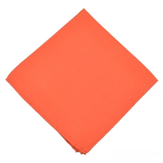 ascot-ziertuch-uni-orange-seiden-einstecktuch-30-x-30-cm image 1
