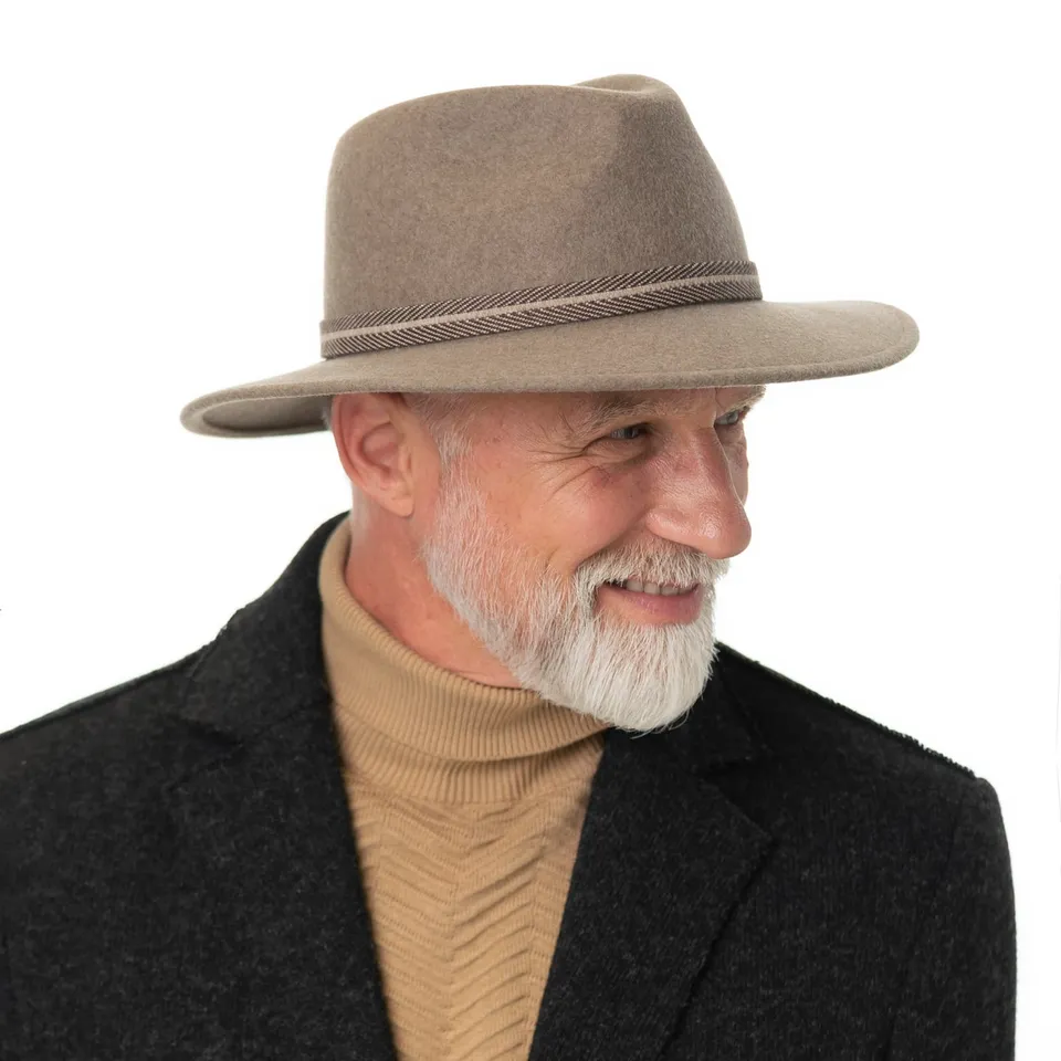 mayser-gedeon-plus-traveller-wollhut-f-r-herren-knautschbarer-regenhut-aus-wollf image 1