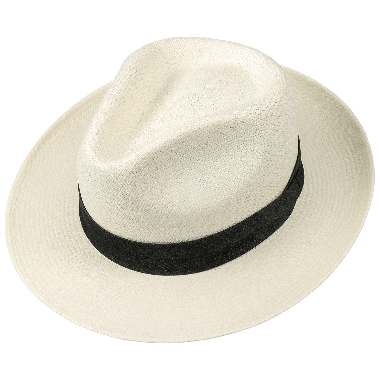 stetson-jenkins-bleached-panamahut-bogart-strohhut-offwhite-61-cm image 2