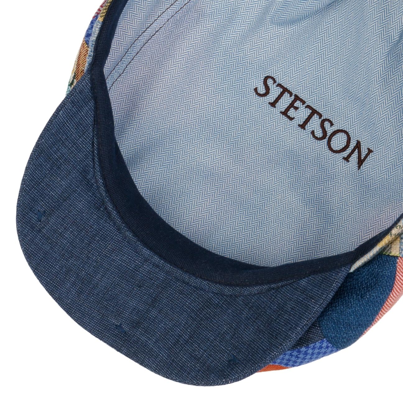 stetson-patchwork-181-6-teilige-flatcap-aus-leinen-seide-baumwolle-f-r-herren image 3