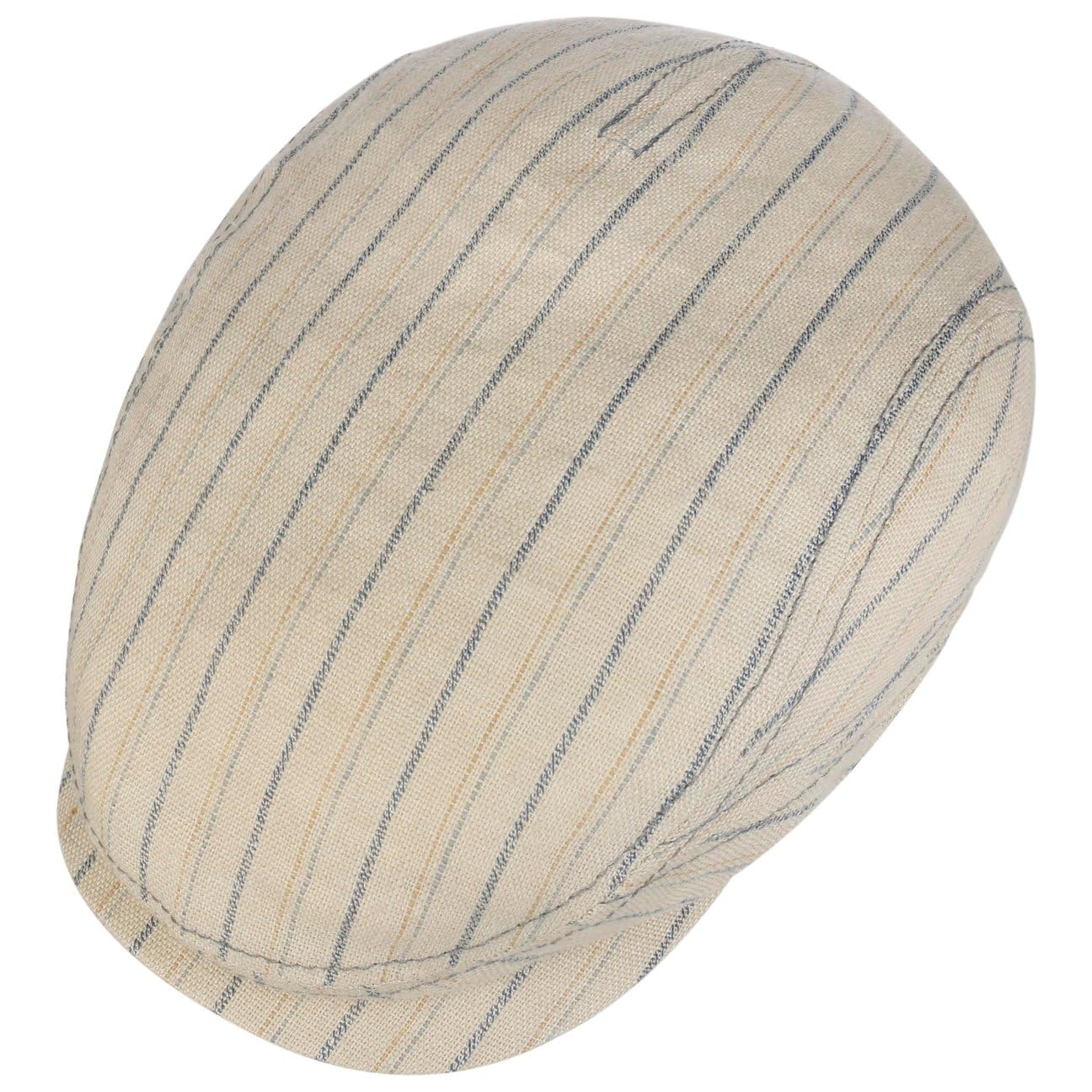 stetson-ledford-driver-flatcap-gestreift-baumwolle-leinen image 3