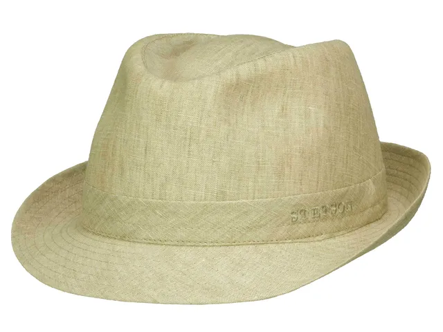 stetson-geneva-trilby-hut-leinen-mit-uv-schutz-beige-58-cm image 1