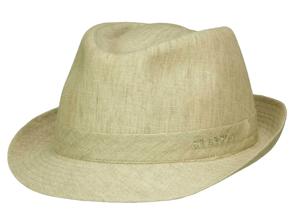 stetson-geneva-trilby-hut-leinen-mit-uv-schutz-beige-58-cm image 1