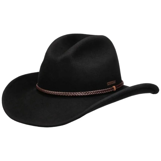 stetson-oklahoma-westernhut-wollhut-mit-ledergarniturband-herren image 1