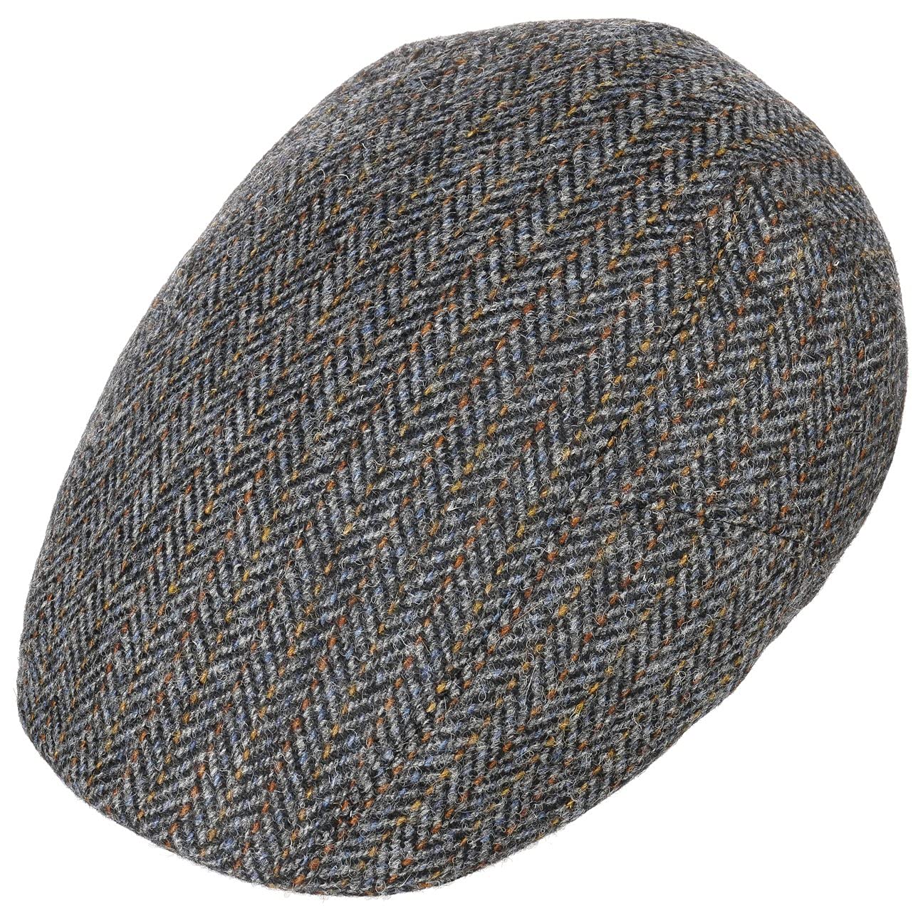 stetson-herringbone-harris-tweed-ivy-flatcap-made-in-germany image 3