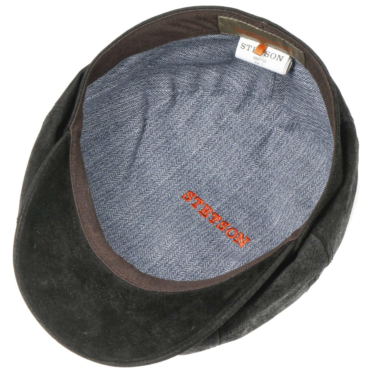 stetson-hatteras-pigskin-herren-cap-gavroche-ballonm-tze-mit-visier-und-futter image 4
