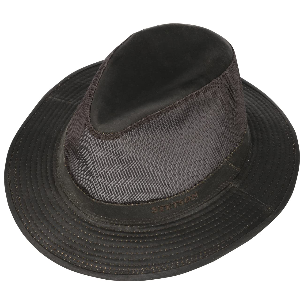 stetson-vented-crown-traveller-stoffhut-sommerhut-aus-baumwolle image 2