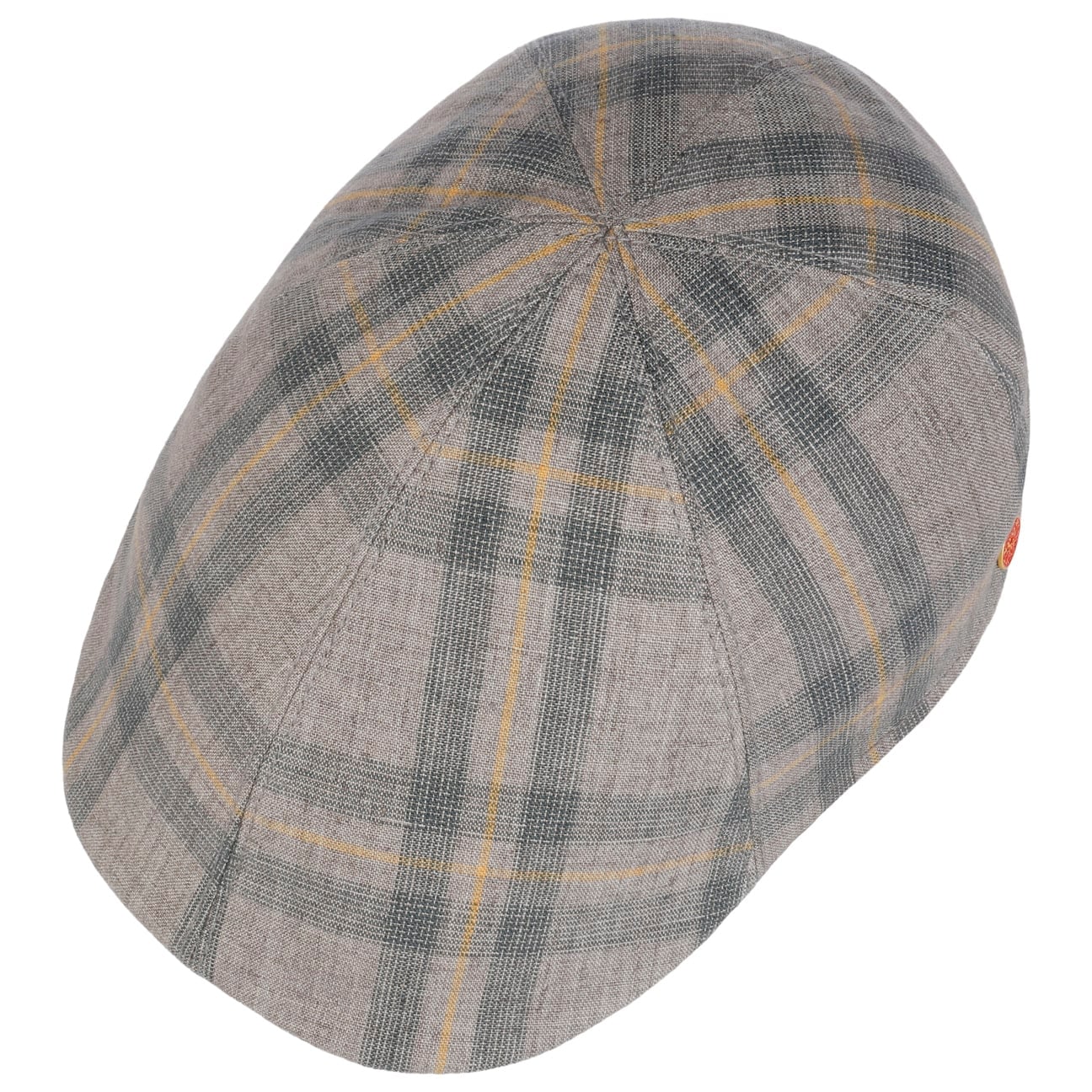 mayser-paddy-kampen-leinen-flatcap-mit-karomuster image 7