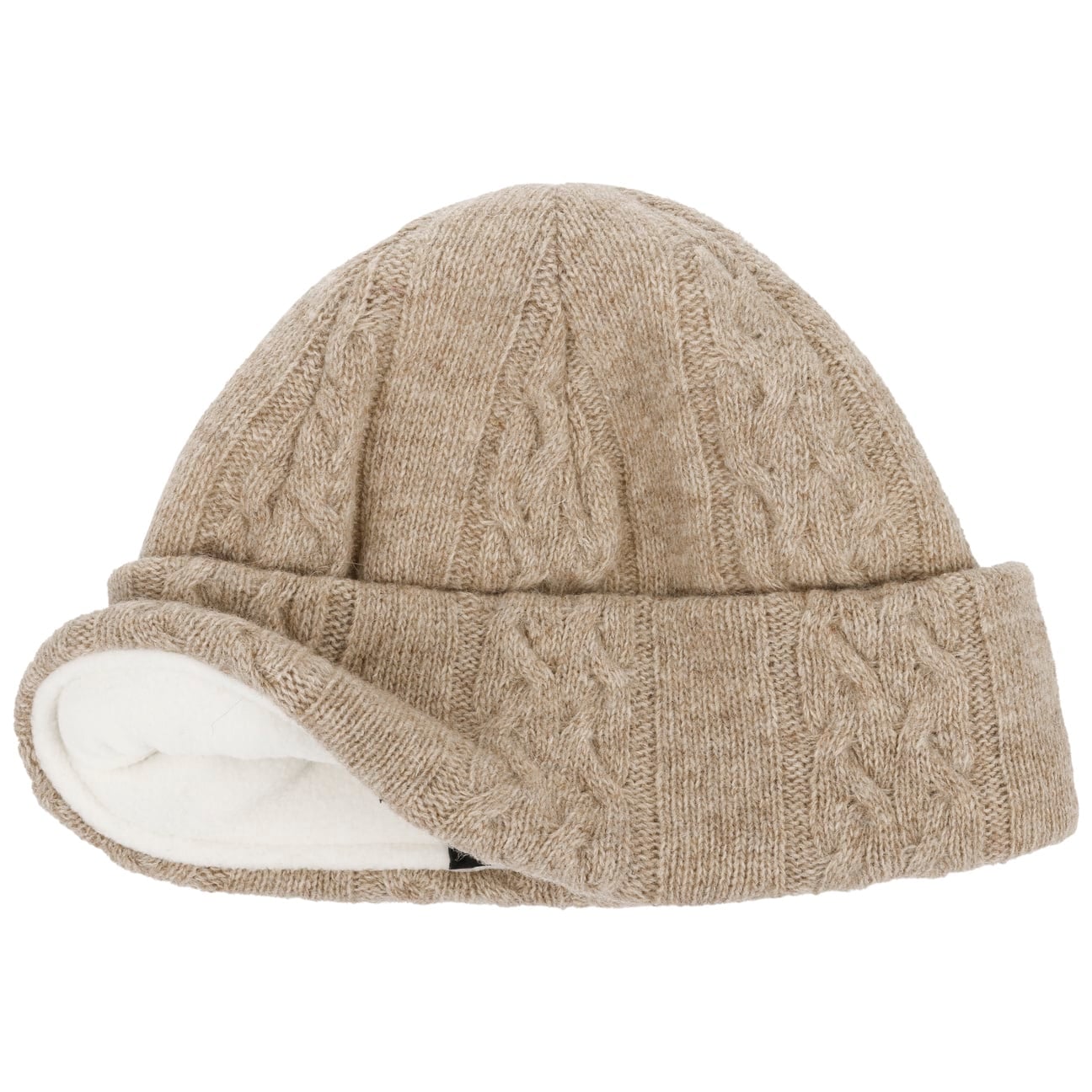 mayser-joyce-zopfstrick-beanie-schurwoll-strickm-tze-mit-fleece image 2