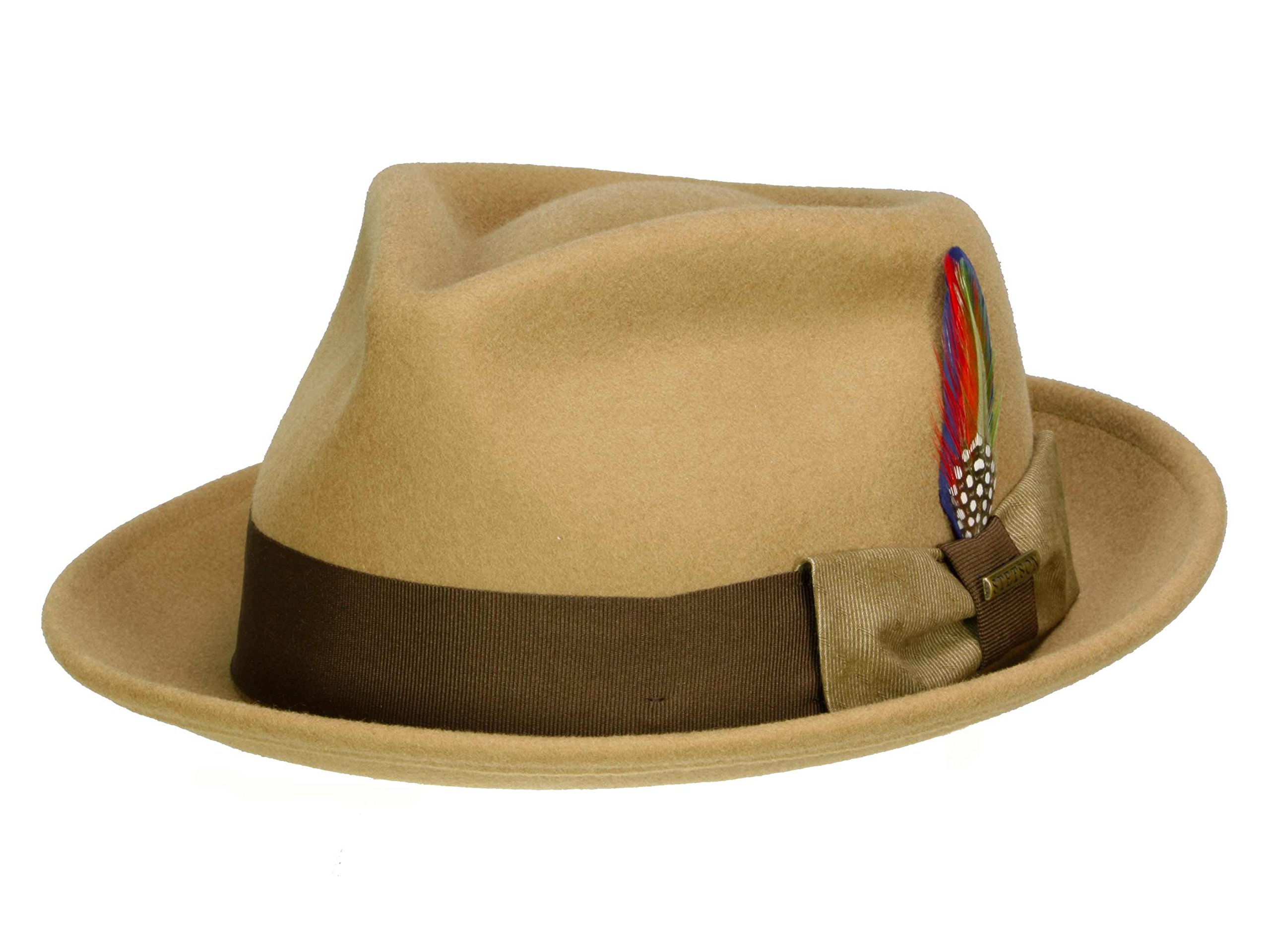 stetson-henrik-freischlader-fedora-aus-wollfilz-camel-xxl-62-63-cm image 1