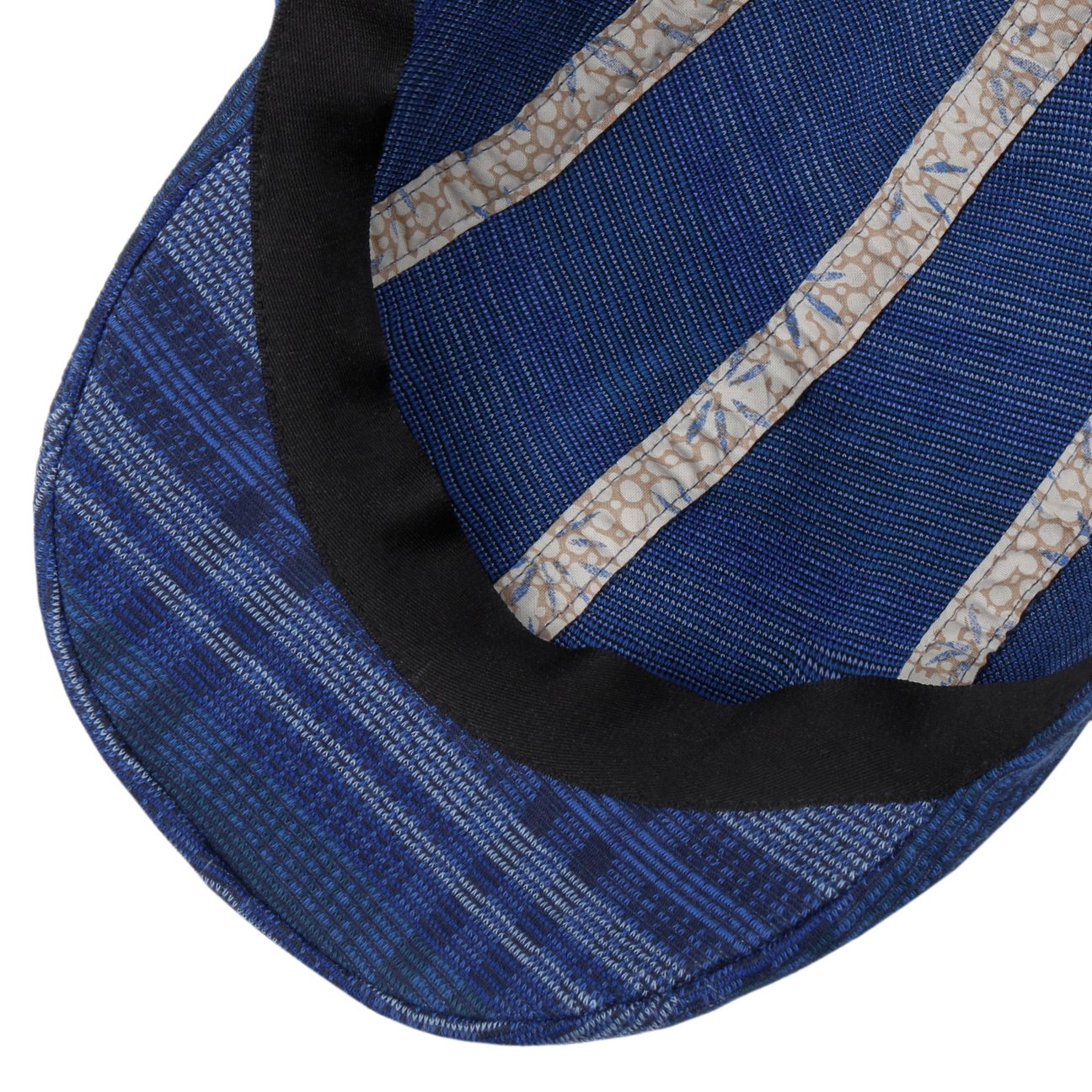 mayser-prince-soft-cotton-mix-flatcap-herren-schieberm-tze-gestreift image 4