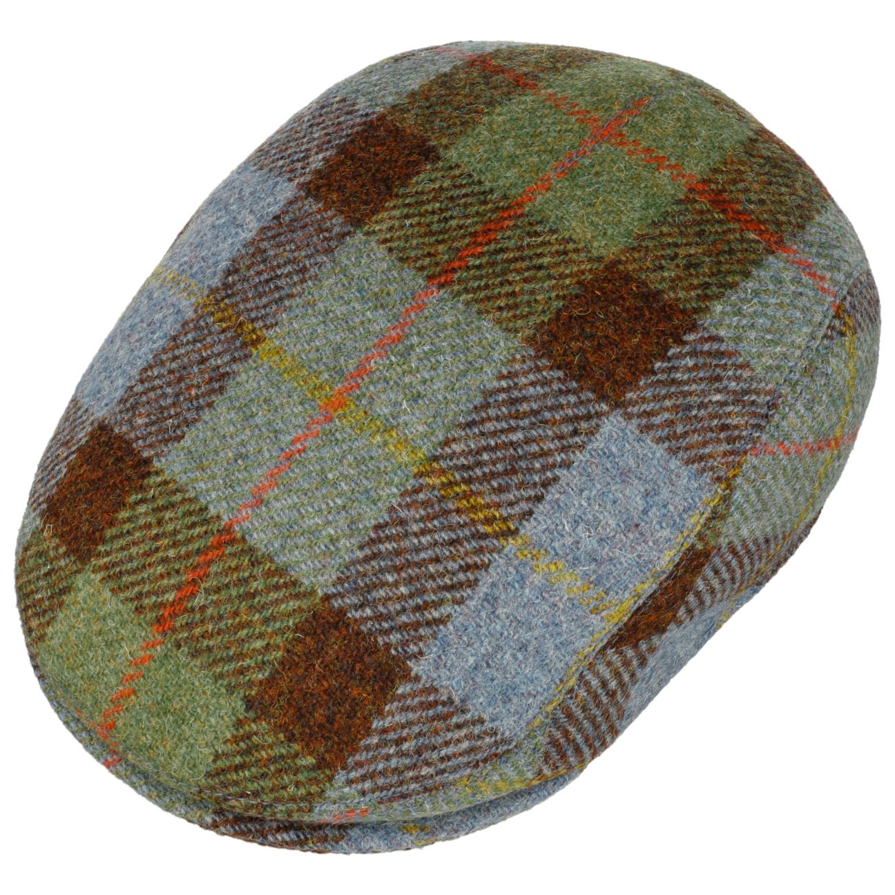 mayser-erik-harris-tweed-flatcap-karo-flatcap-schurwolle image 3