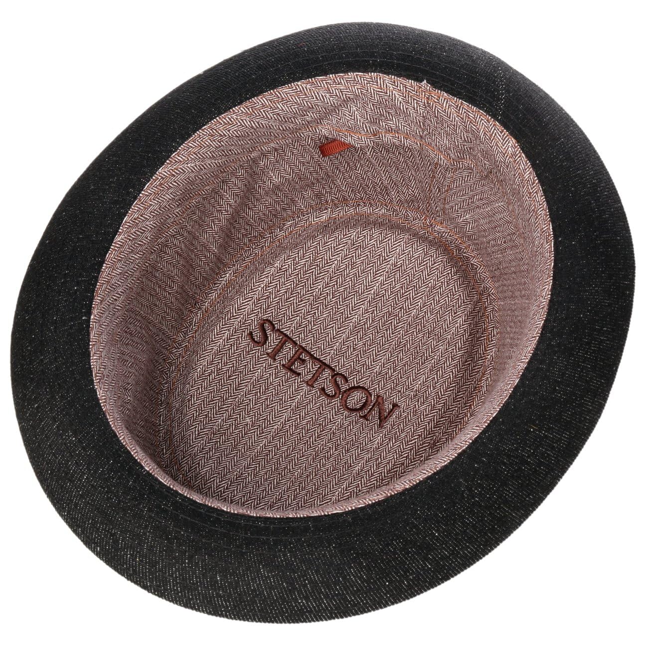 stetson-classic-pork-pie-denim-hut-einfarbig-made-in-italy image 4