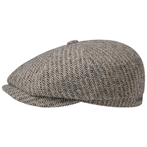 stetson-hatteras-fischgr-ten-flatcap-schurwolle-mit-futter-beige image 5