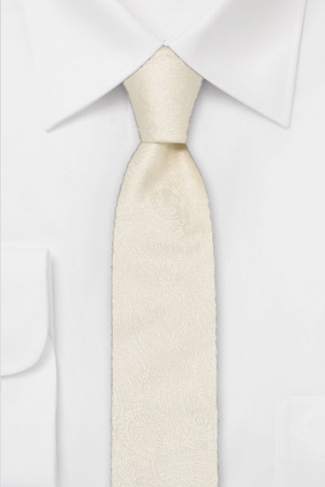 ascot-seidenkrawatte-paisley-ecru-7-5-cm-x-150-cm image 1