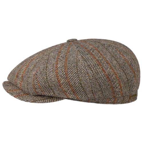 stetson-hatteras-herringbone-stripe-flatcap-made-in-eu-herbst-winter image 8
