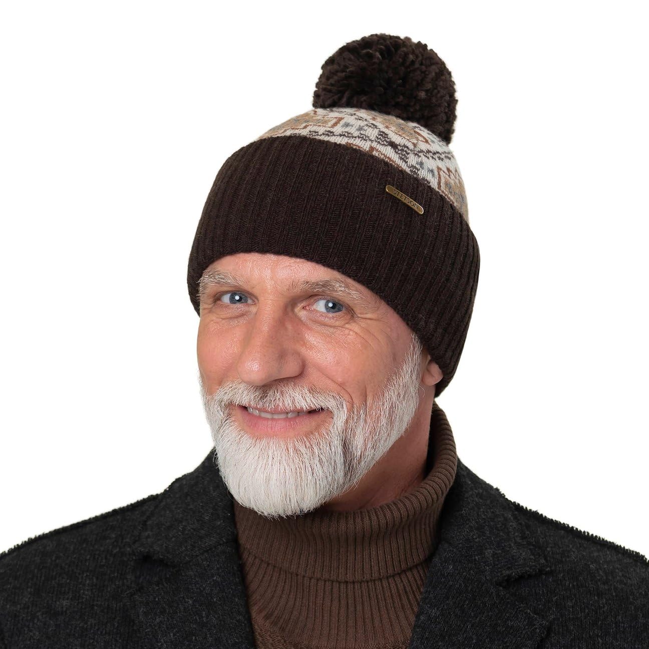 stetson-navajo-bommelm-tze-winterstrickm-tze-mit-pompon image 2